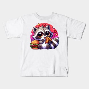 Happy trash panda time Kids T-Shirt